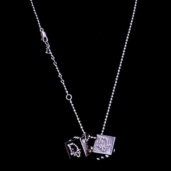 RARE Vintage DIOR x John Galliano Fall 2004 Gambler Dice Necklace - Picture 6 of 14